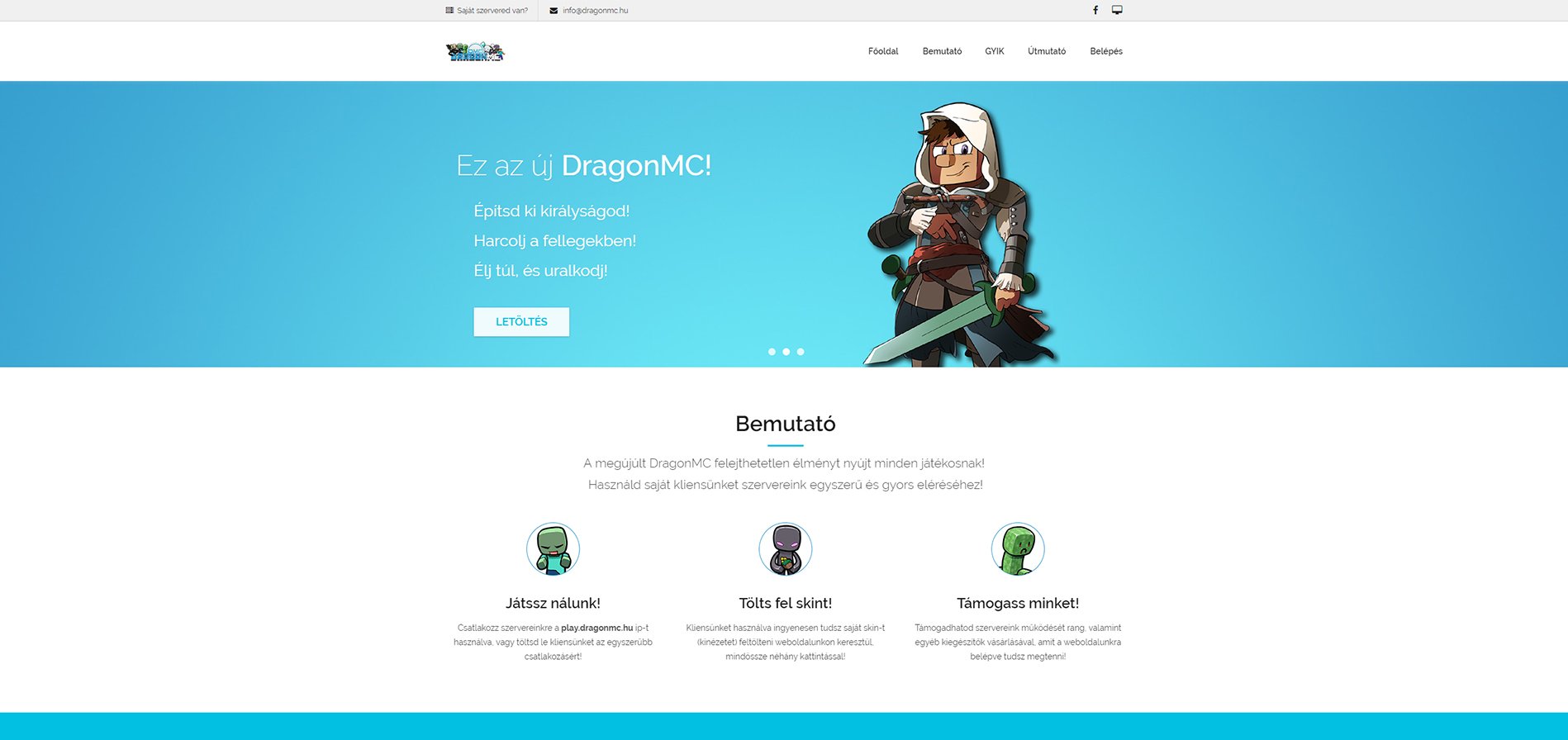 DragonMC Minecraft szerver - codelabs.hu